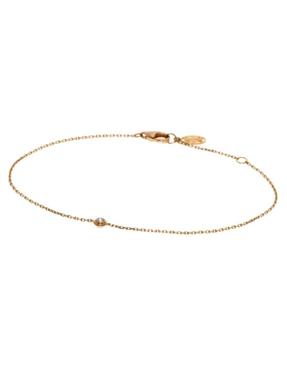 Cartier Dearman Leger XS Diamond Bracelet 18K Pink Gold